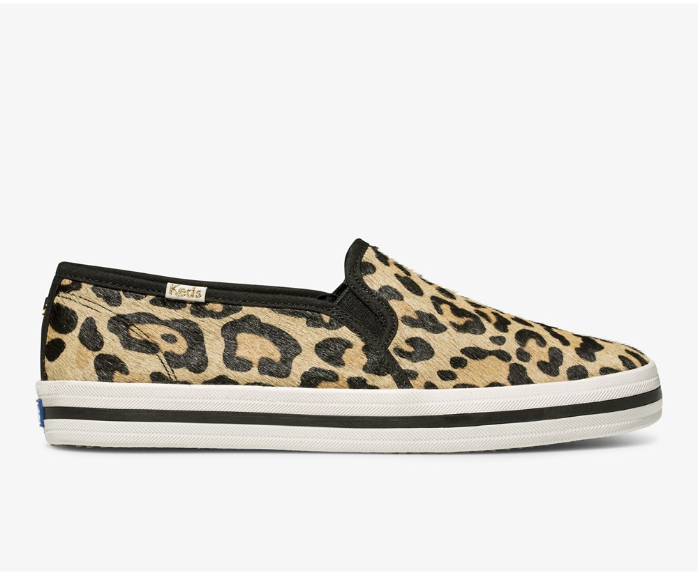 Keds Slip Ons Leopard - Kate Spade new york Calf Hair Slip On - Womens UTVQFE-356